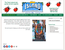 Tablet Screenshot of islandseed.com